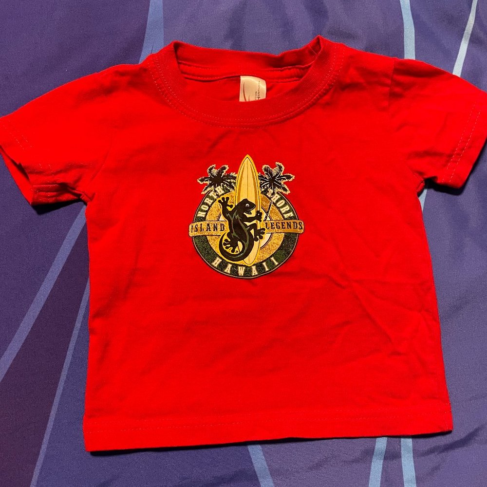 🔥6/$10🔥 Cotton Heritage Baby T-Shirt, 12 Months, North Shore Hawaii